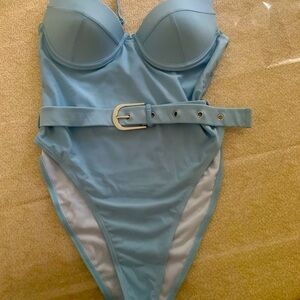 Baby blue , one piece